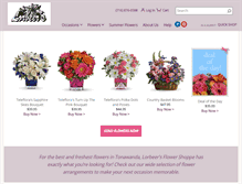 Tablet Screenshot of lorbeers.com